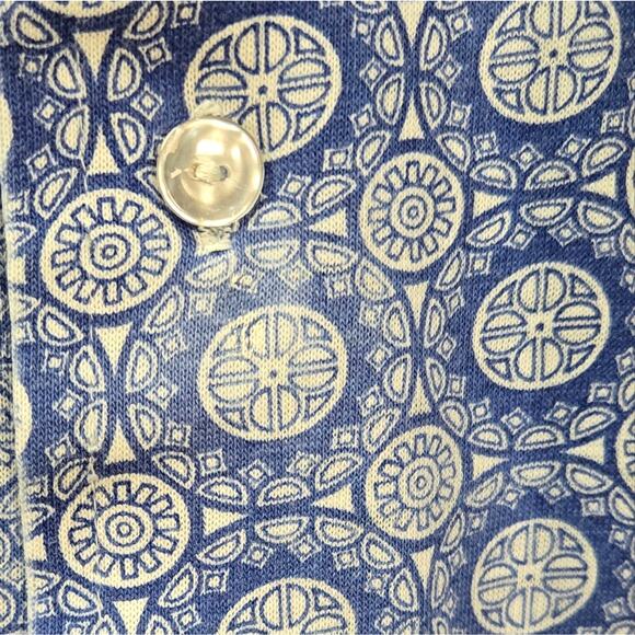 Vintage 70s 80s Arrow Scrambler Knit Men's Short Sleeve Buttondown Disco - Picture 4 of 10